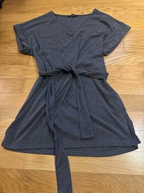 Gray T-Shirt Dress